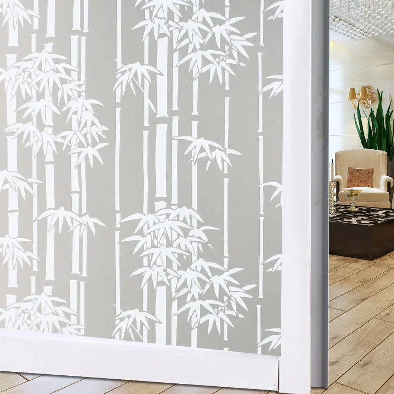 Self Adhesive Film Waterproof PVC Frosted Glass Opaque Window Privacy Sticker Bedroom Bathroom Home Decor 45x100cm | Дом и сад