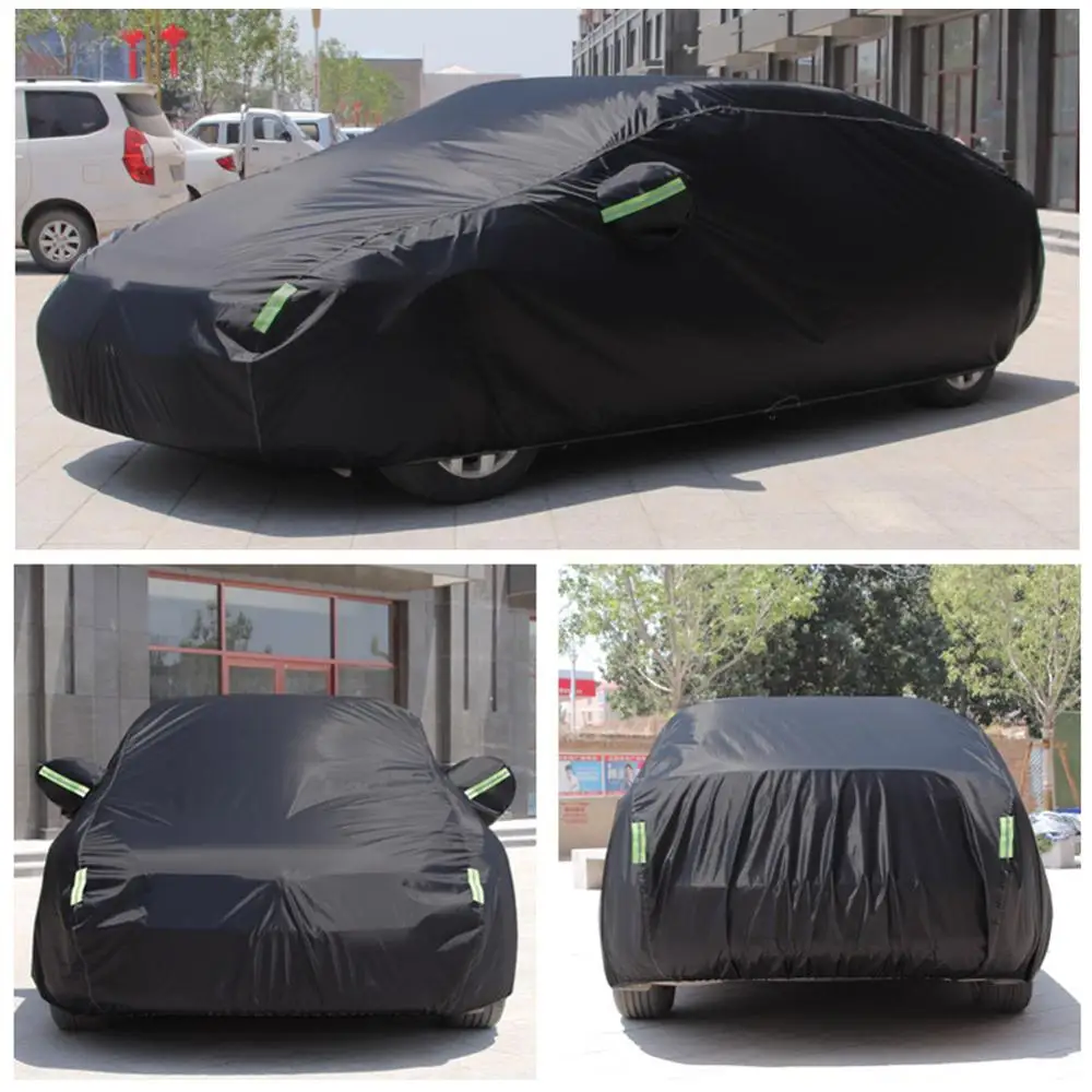 

Universal Car Covers 190T Waterproof Full Car Covers Outdoor Sun UV Protection, Dust Rain Snow protective Full Auot Cover