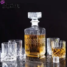 CAKEHOUD бытовой русский Водка Виски графин и стекло es бутылки вина стекло кристалл стекло графин группа коктейльное стекло