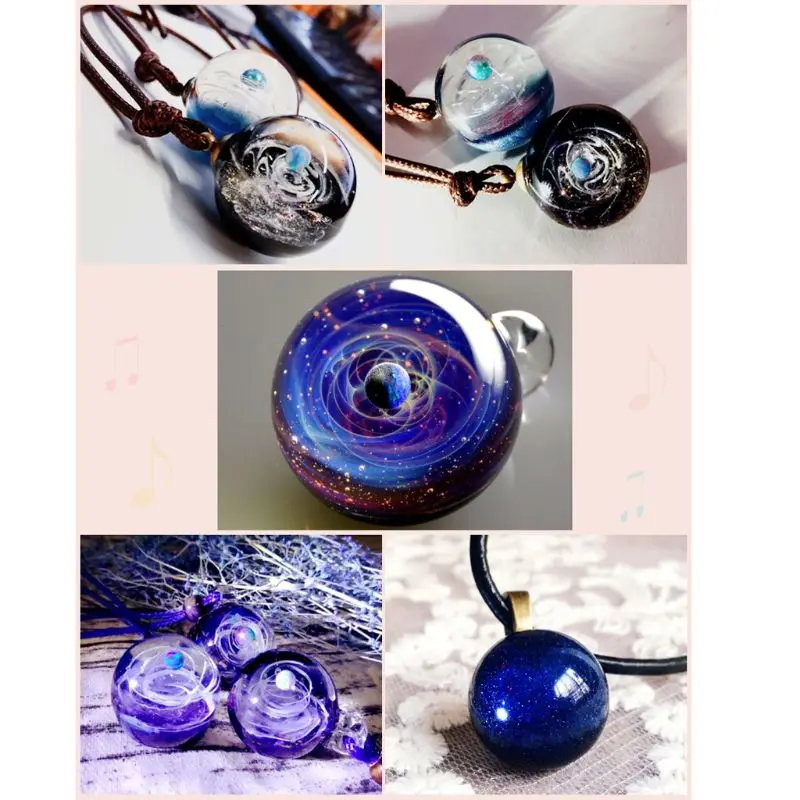 

Universe Ball Silicone Resin Molds Kit Earring Necklace Pendant Jewelry Tools