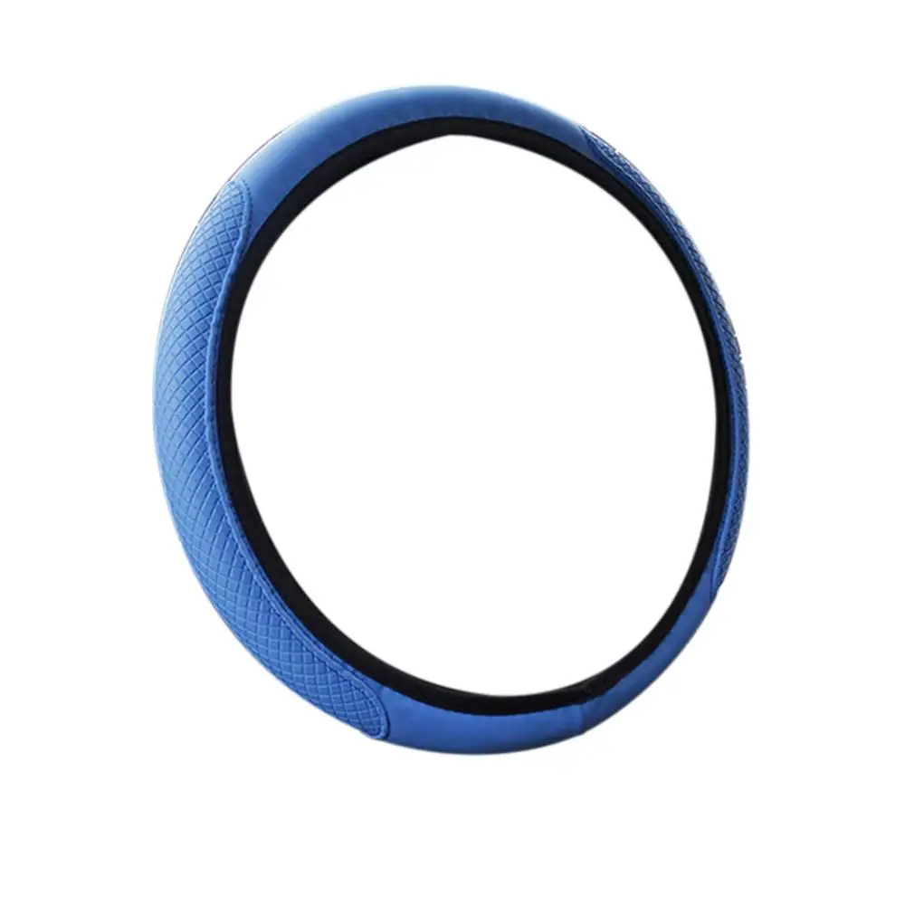 Чехол рулевого колеса автомобиля из волоконной кожи противоскользящий чехол с