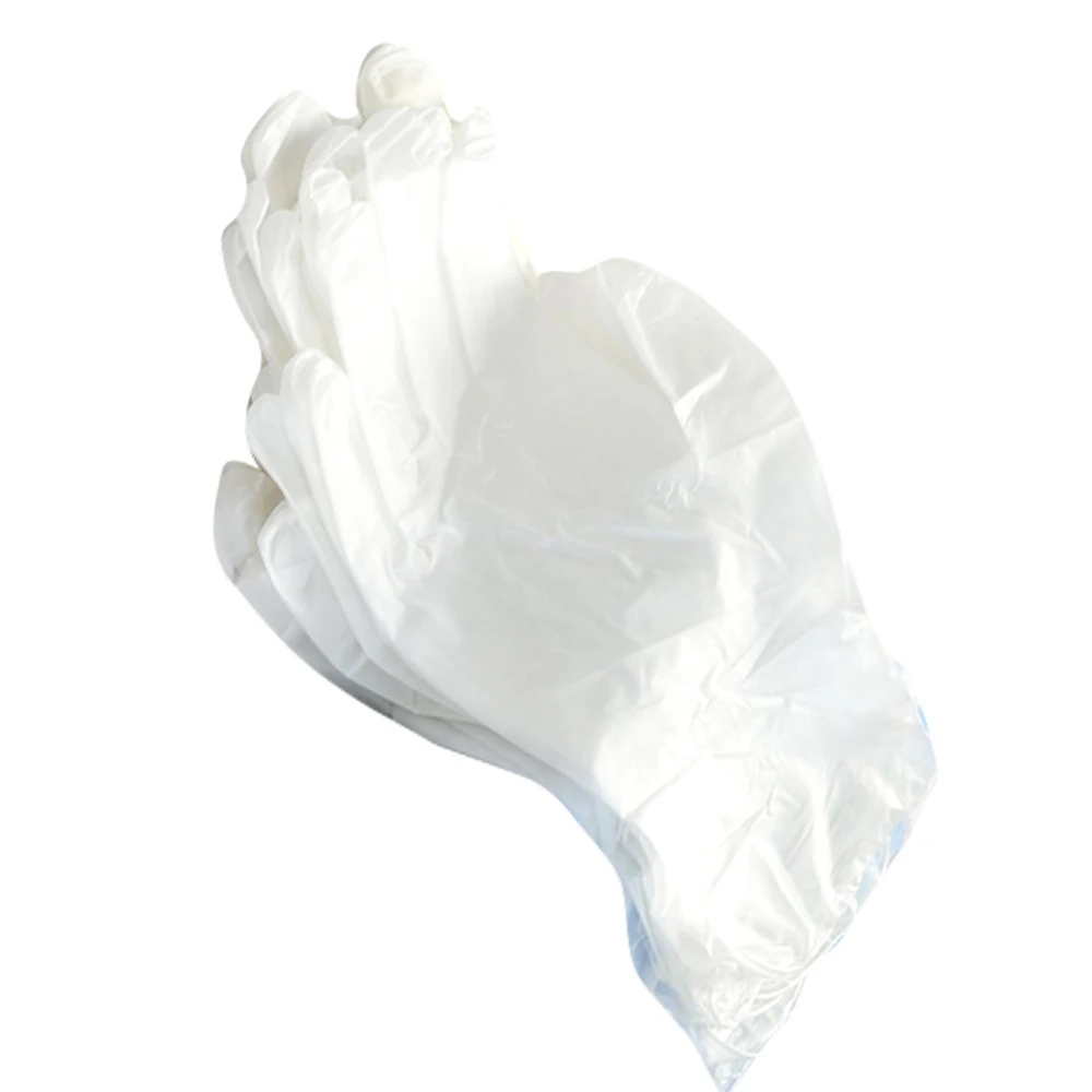 

100Pcs Transparent Disposable PVC Gloves Dishwashing/Kitchen/Latex/Rubber/Garden Gloves Universal For Cleaning