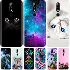 Силиконовый чехол для Nokia 5,1 Plus, задняя крышка, мультяшный чехол для телефона Nokia 5,1 nokia5.1 plus, милый полный 360 Защитный чехол-бампер