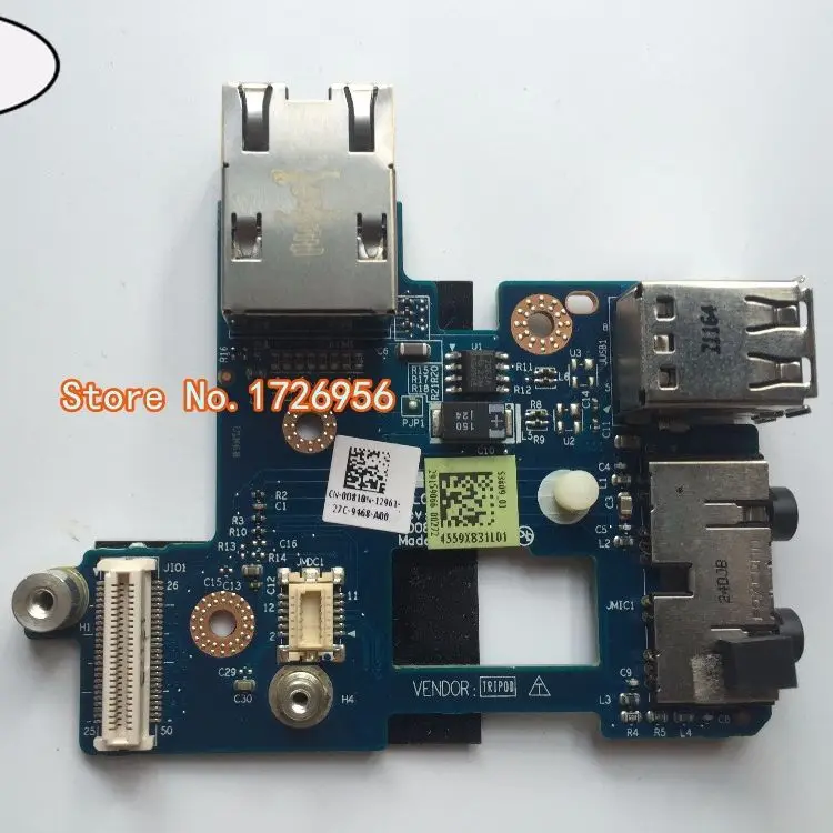 Оригинал для Dell Latitude E6400 Ethernet Аудио USB порт плата 0D810N D810N LS 3809P|audio usb|latitude e6400usb audio |