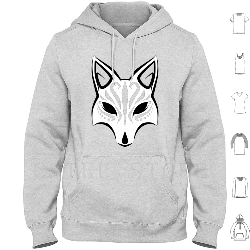 

Японские толстовки с капюшоном Fox Kitsune