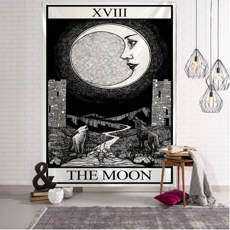 Мандала Таро с рисунком карты одеяло гобелен настенный постельное покрывало для