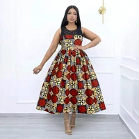 african print dresses for women dashiki traditional wax dress ankara wedding party gown plus size nigerian clothes outfits