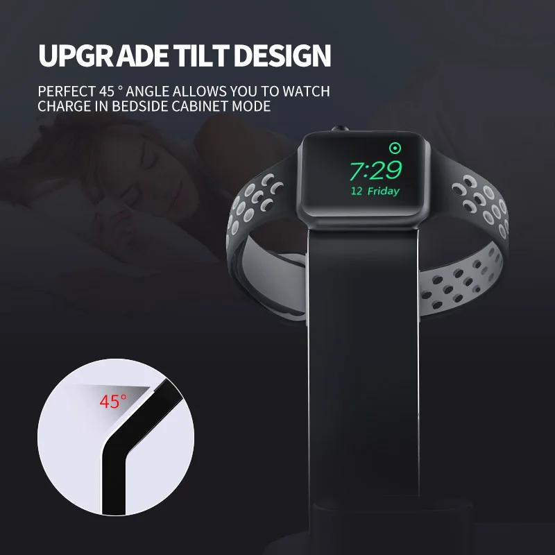 

3 In 1 Aluminum Charge Dock Stand Holder Charging Station Compatible iWatch 3 2 1 iPhone X 8/7 @M23