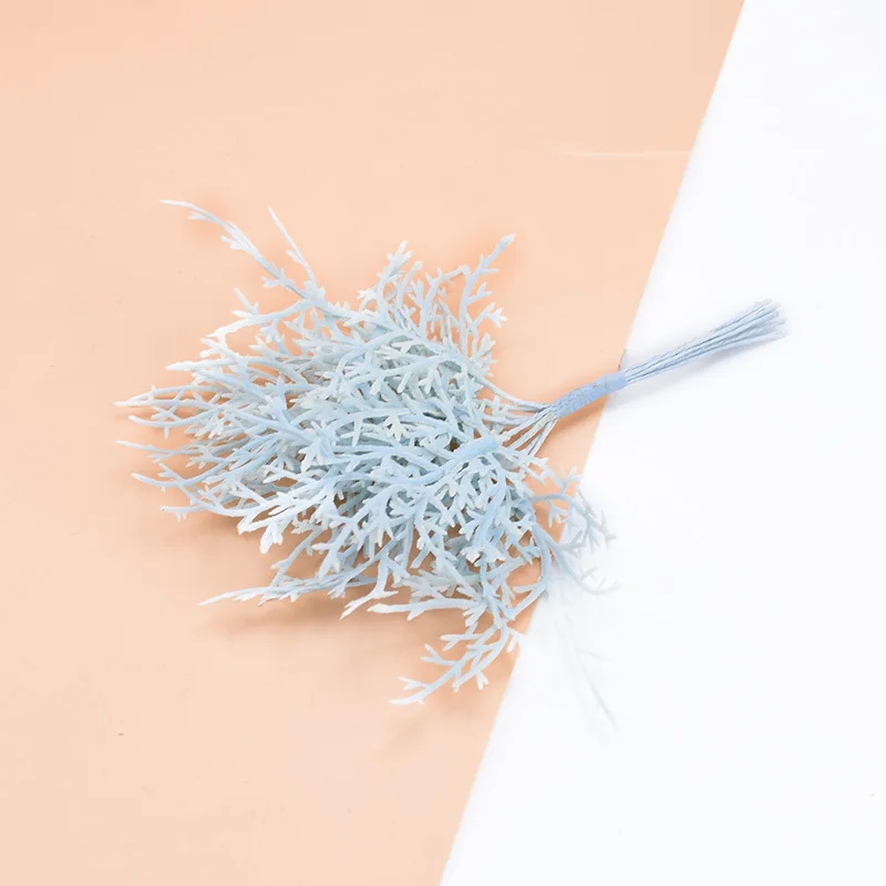 10 шт. искусственные растения разноцветные декоративные цветы для рождественской