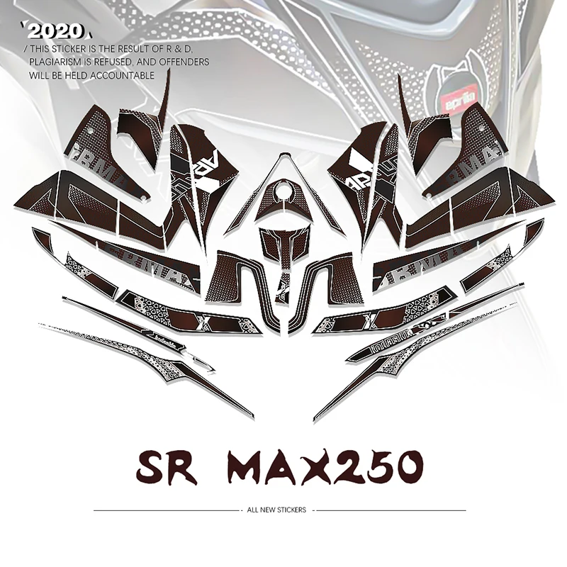 Kodaskin 2D наклейка с принтом наклейки для мотоциклов украшение Aprilia srmax 250 300 SR MAX sr max250