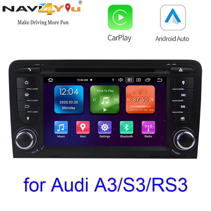 7 '✭in PX5 android10.0 Восьмиядерный 4G + 64G Автомобильный DVD аудио плеер для автомобиля