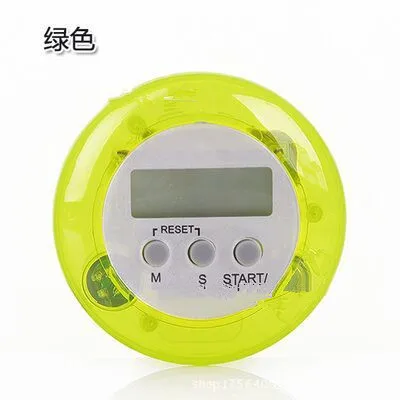 Yellow Новинка 7 цветов супер тонкий lcd цифровой экран кухонный таймер квадратный кухонный будильник прямого и обратного счета магнитные часы - Цвет: Yellow