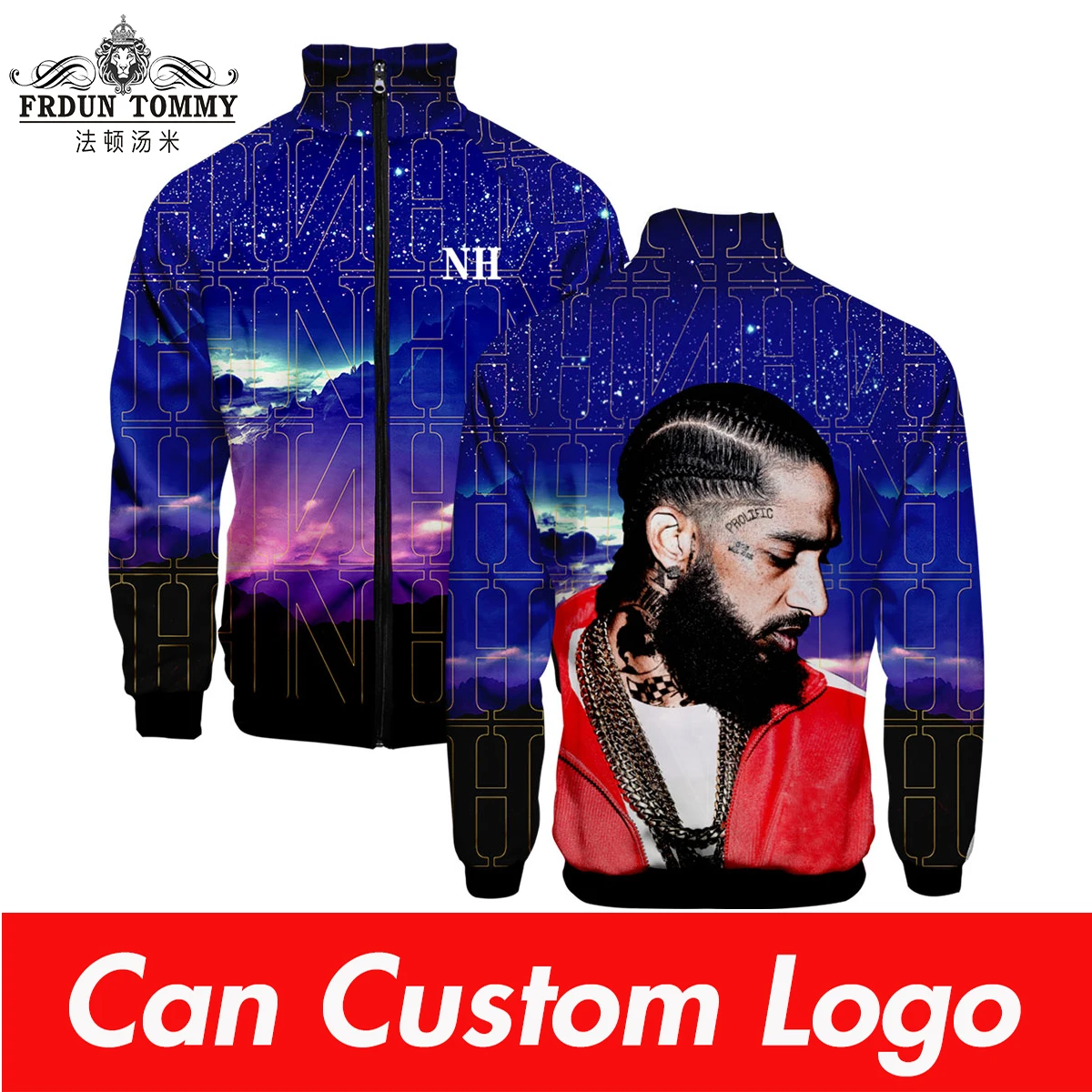 nipsey hussle толстовка на молнии повседневные толстовки Новая модная крутая уличная осенняя и зимняя одежда толстовка