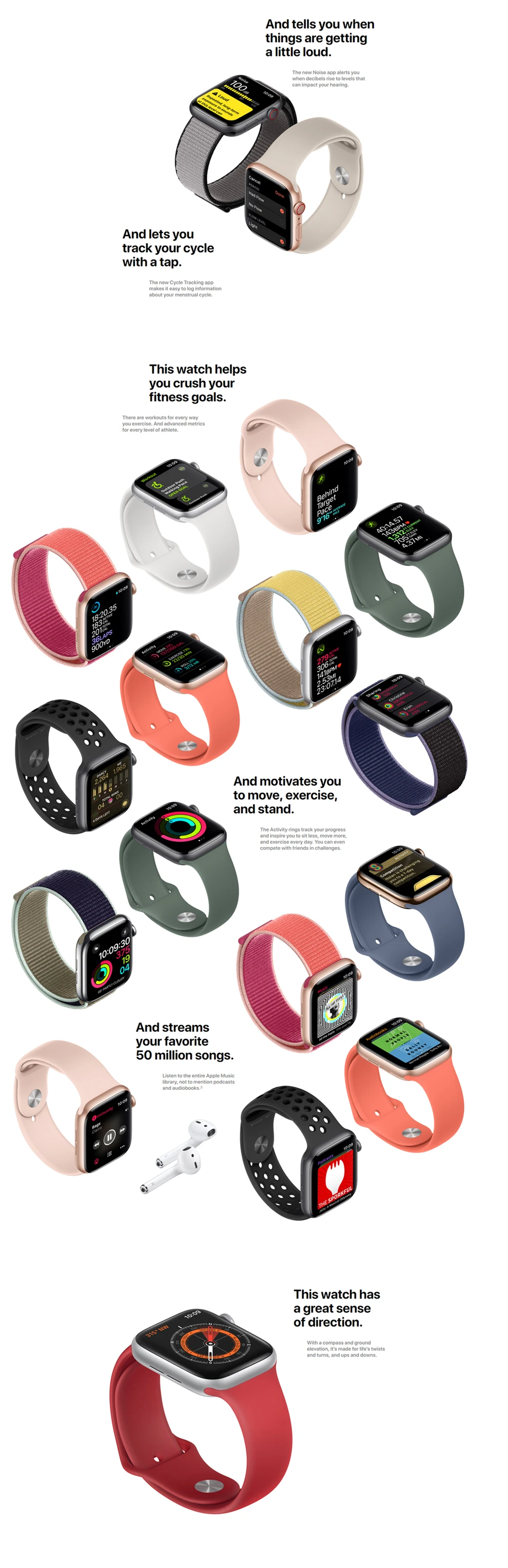PanTong Apple Watch Series 5 40 мм алюминиевый чехол со спортивным браслетом, спортивные Смарт-часы для телефонов Apple, авторизованные онлайн-продажи