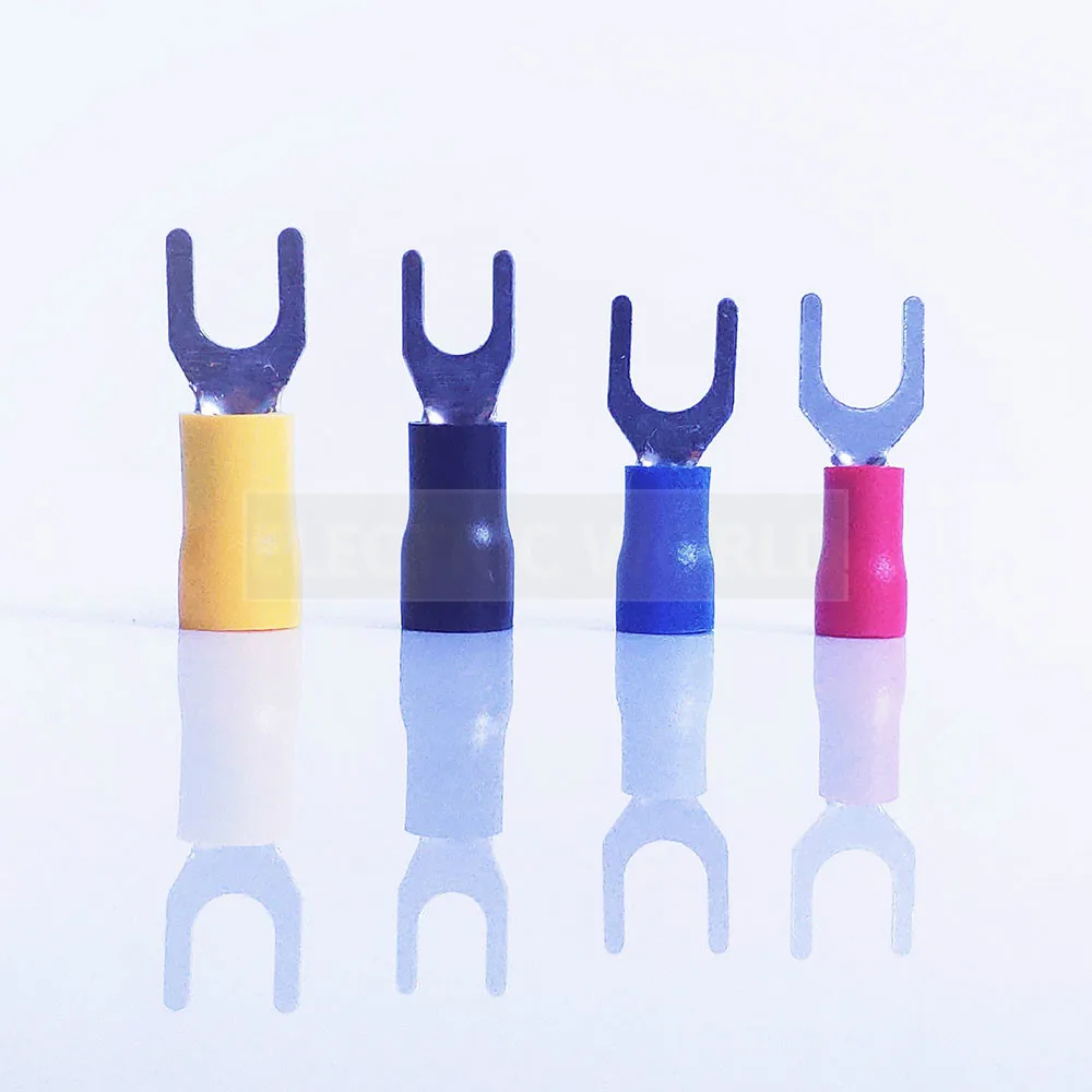 SV1.25-5 красные холоднопрессованные клеммы Кабельный соединитель 100 шт.