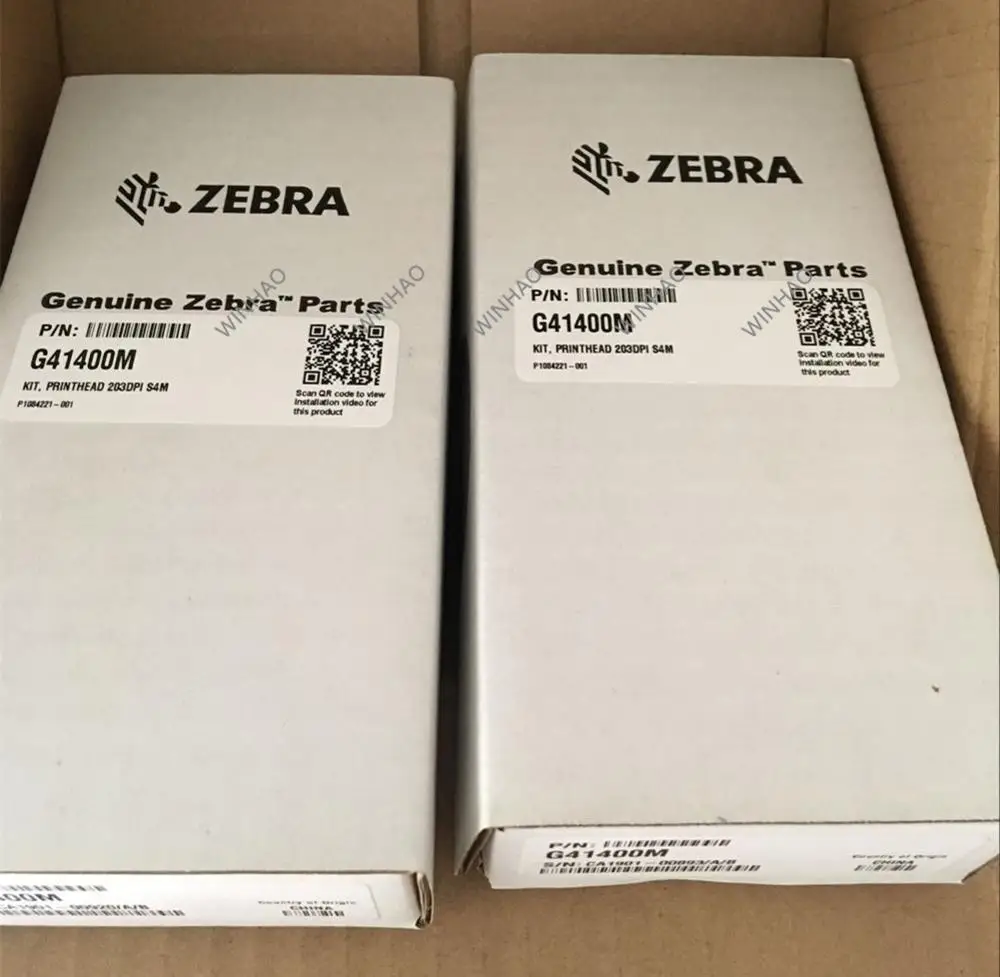 Высокое качество G41400M Тепловая печатающая головка Zebra S4M-сменный комплект печатающей головки, 203 точек/дюйм, Совместимая модель принтера S4M