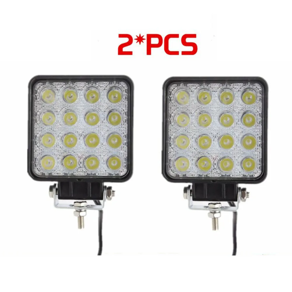 

IP67 Work Lights Parts Replacement 10-30V DC 110x110x37mm 3520LM 42mm Auto