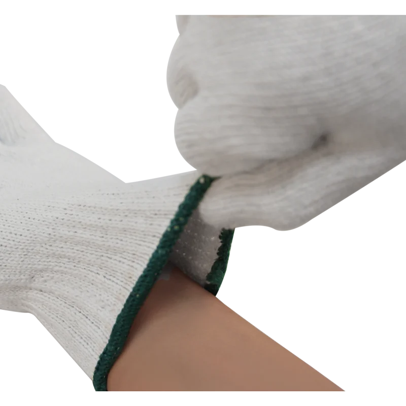 Фабричные дешевые оригинальные вязаные строительные перчатки из натурального