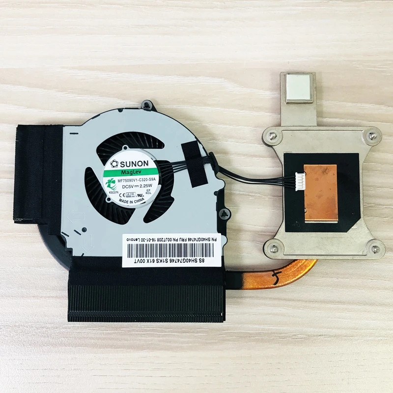 Новый оригинальный радиатор с охлаждающим вентилятором для Lenovo Thinkpad E431 E531 E440 E540