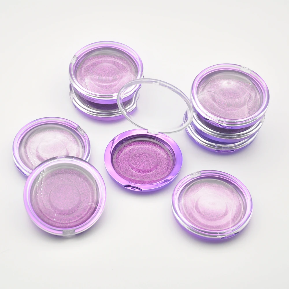 Круглый чехол для ресниц оптовая продажа коробка упаковки накладных из норки