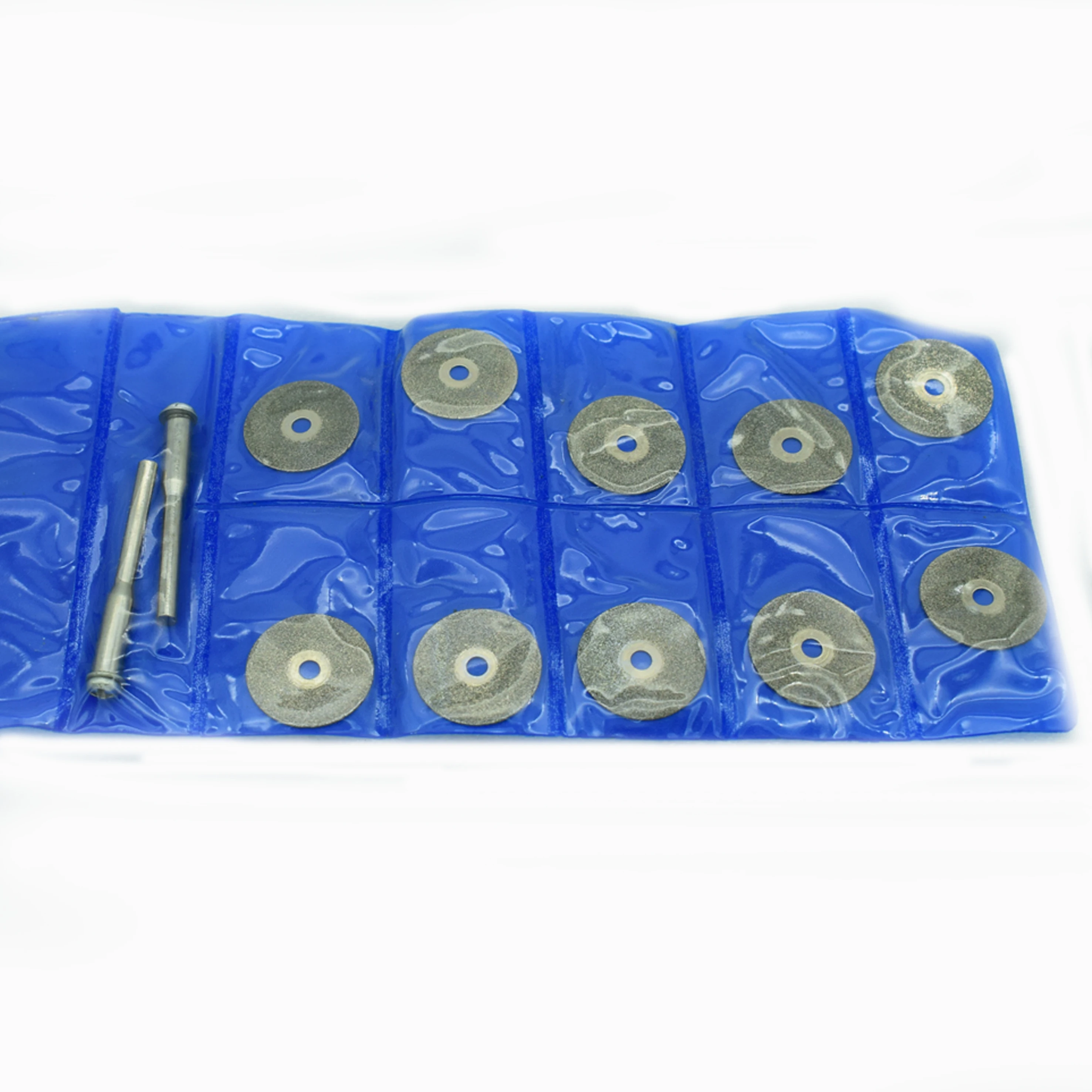 10 шт Алмазное покрытие пильное полотно с 2 шт. оправки 22 мм Ювелирные изделия из