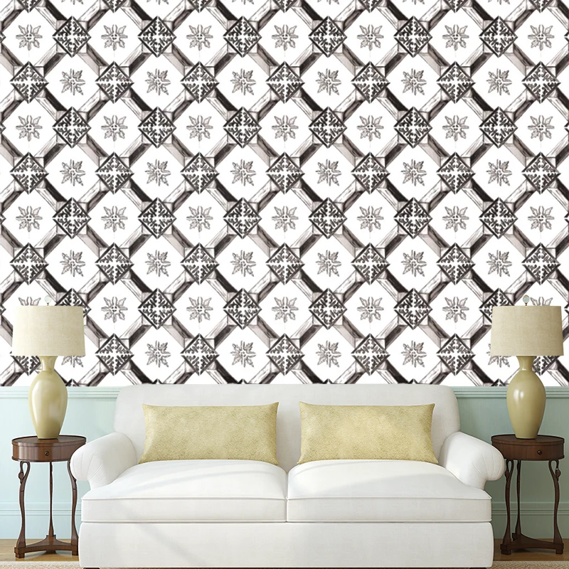 Настенные обои на заказ современный минималистичный фон для телевизора