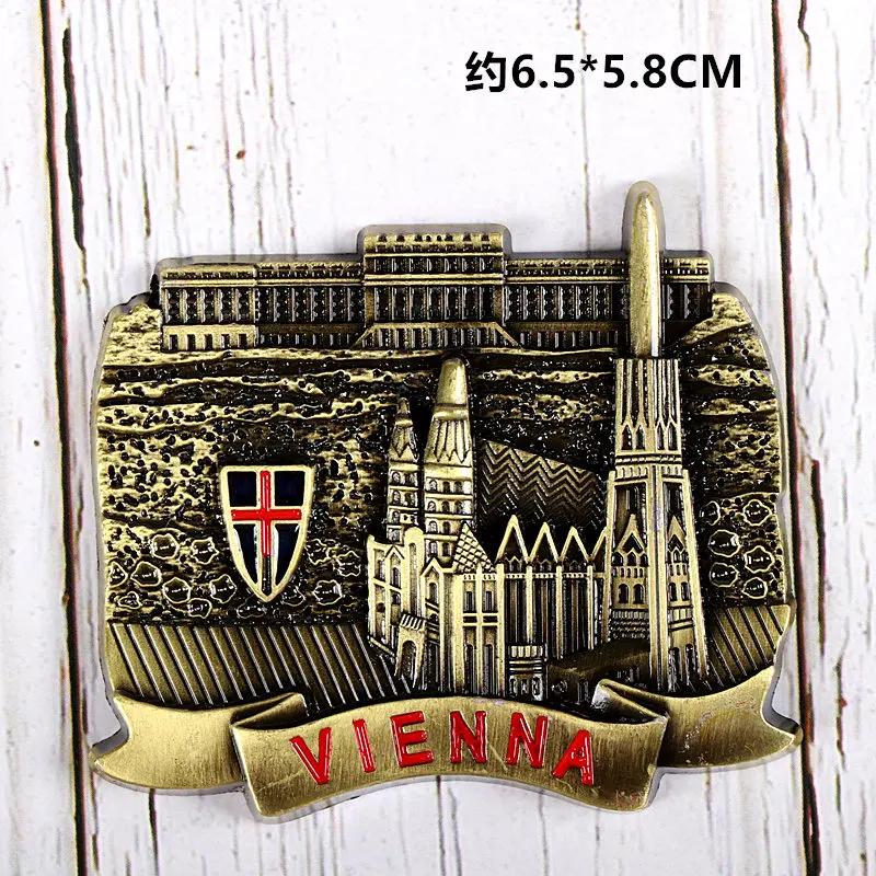 Сувенир магниты страны на холодильник Москва Франция Париж Дубай торжественные