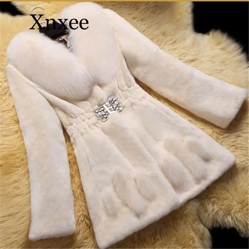 Женское модное меховое пальто большого размера 6XL новинка зимы 2020 женское