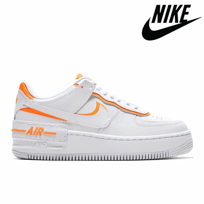 

Air Force 1 Shadow Women Skateboarding Shoes Outdoor Sports Sneakers Leather Low Flat Rubber Classics Spring2019