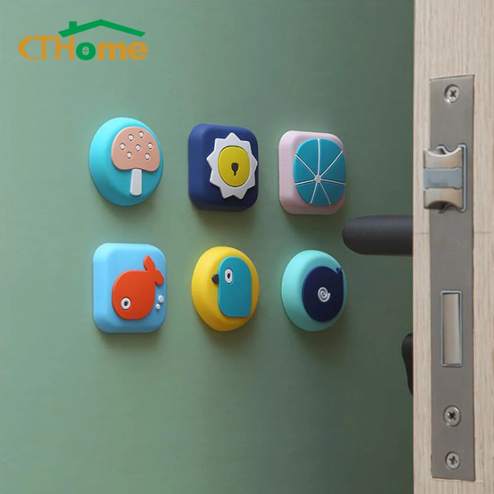 CTHome 1 шт. утолщенная Бесшумная дверная палочка для гольфа Стайлинг резиновый