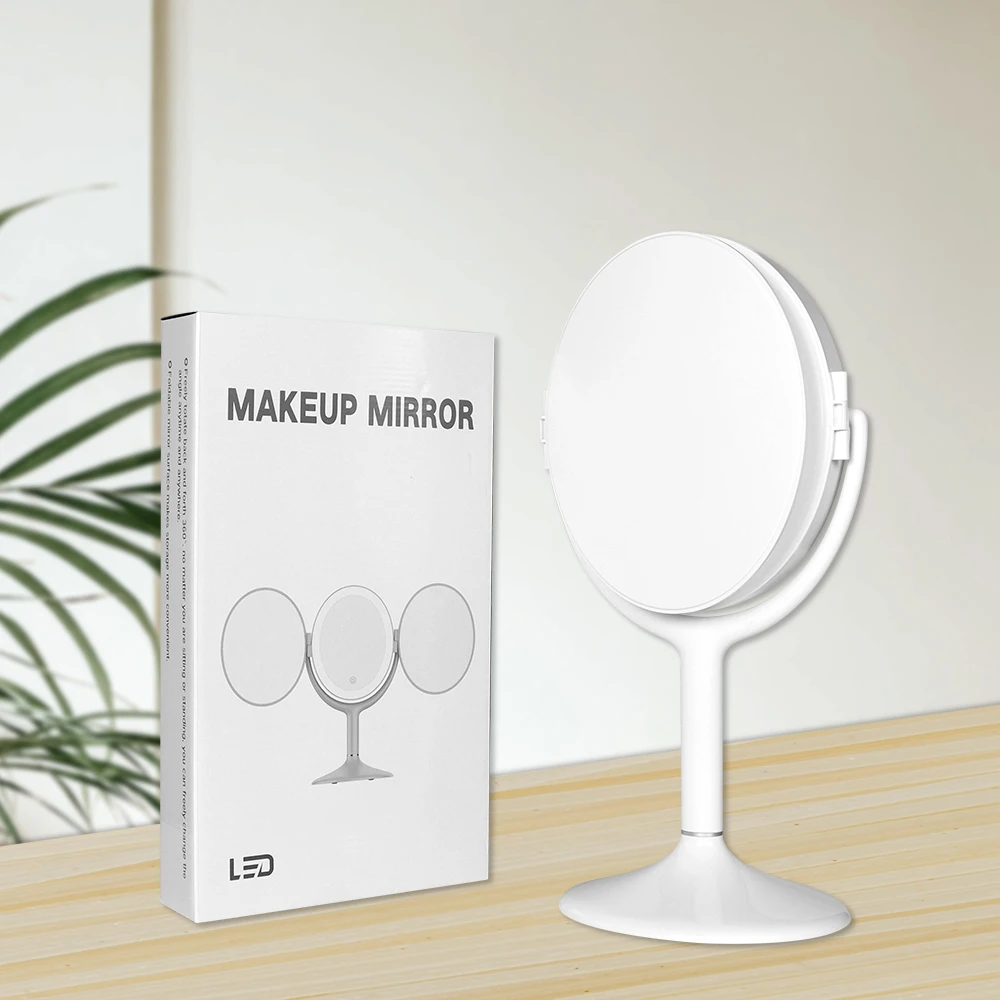 3 In 1 Makeup Vanity Mirror With 1X/2X/3X Lights LED Magnifying Cosmetic Mirrors Light Magnification Make up | Красота и здоровье
