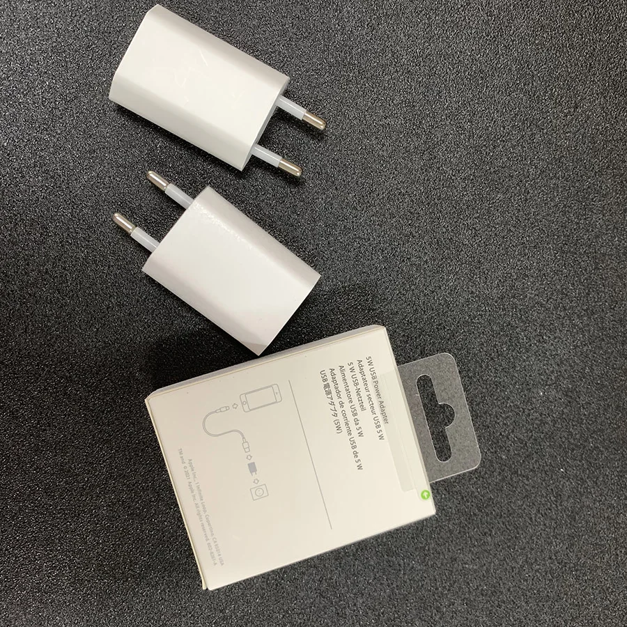 

10pcs/lot Good Quality A1400 EU Plug USB Wall Charger AC Power Adapter for i phone 8 7 6 6S 5 5S plus with retail box Packag