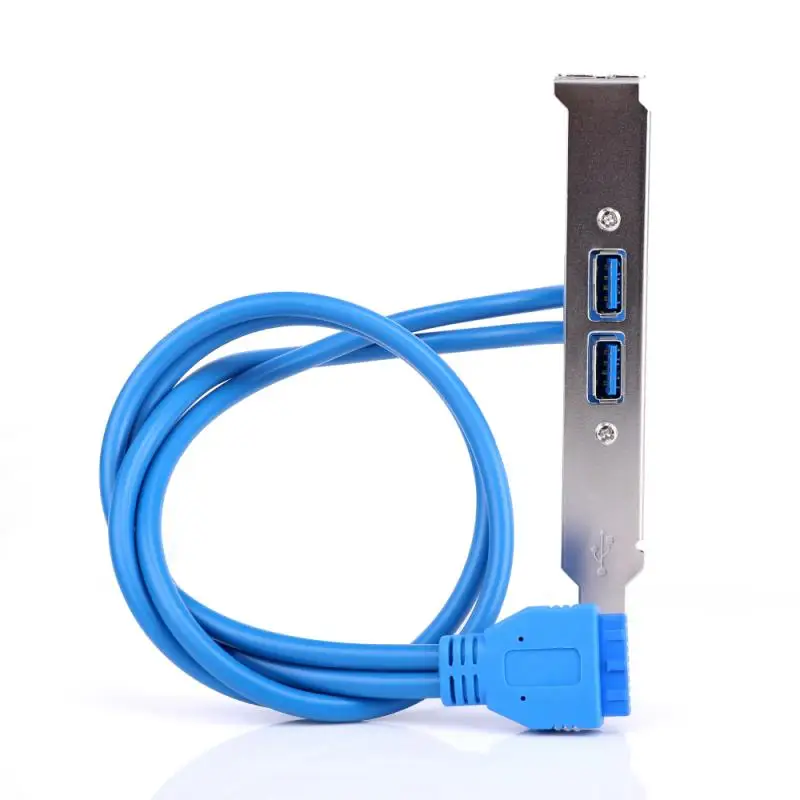 

20pin to Double USB3.0 Baffle Cable USB 3.0 Rear Chassis Baffle Cable