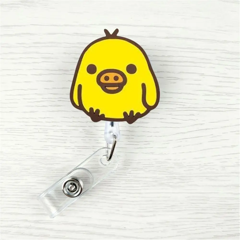 Пряжка милый подарок мультяшный брелок с именной картой Id бейдж держатель