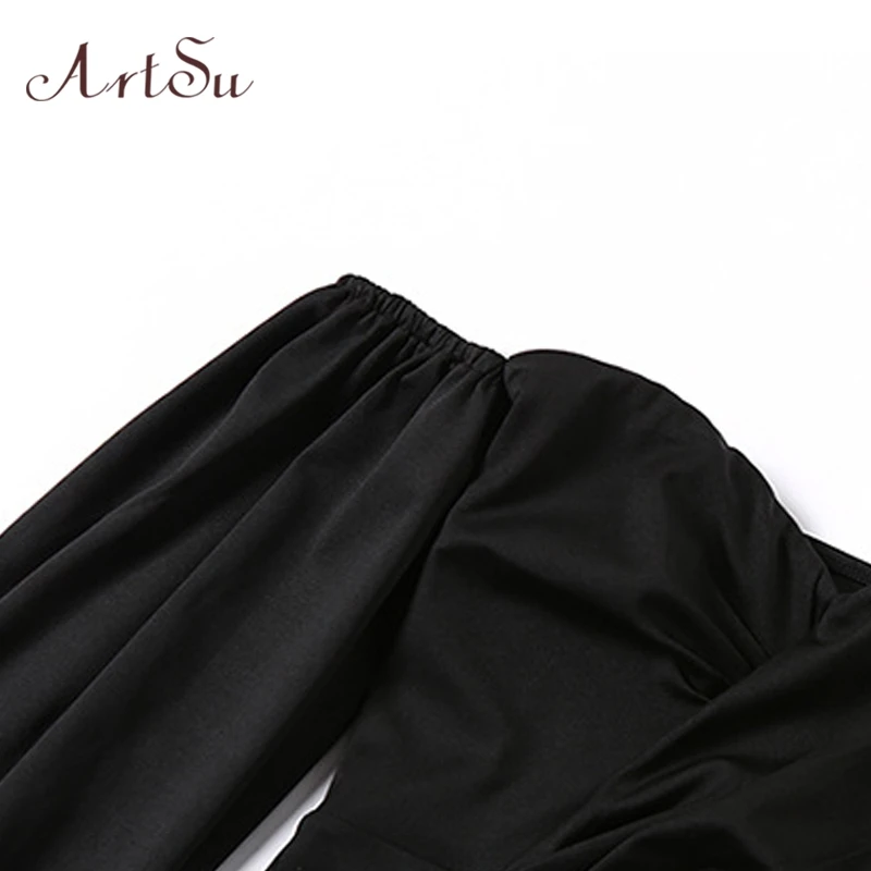 Арцу сексуальное платье с открытыми плечами Платье макси длинным рукавом