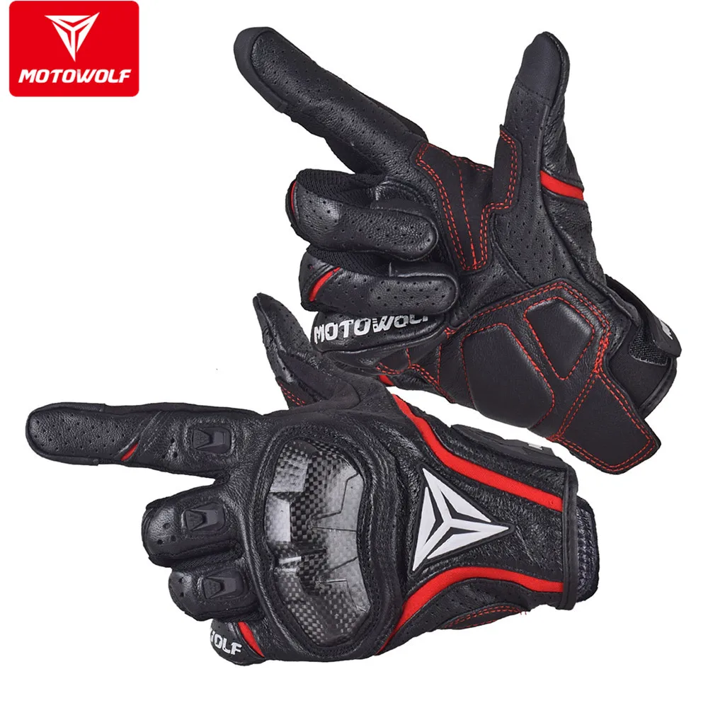 MOTOWOLF-0305 Motorcycle Gloves Riding Moto Protective Male Motocross Motor Biker Motorbike Glove MTB Cycling DH Tactical | Автомобили и