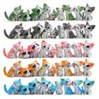 9 шт. 3 см разноцветная Милая кошка Чи миниатюрные мини Экшн-фигурки пейзаж маленькая кошка эмотикон украшение модель игрушки