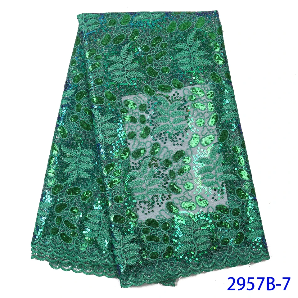 

Wholesale Organza Lace Big Net Sequence Organza Lace Fabric Embroidery Embroidered Tulle Mesh New Arrival Organza Lace for 2020