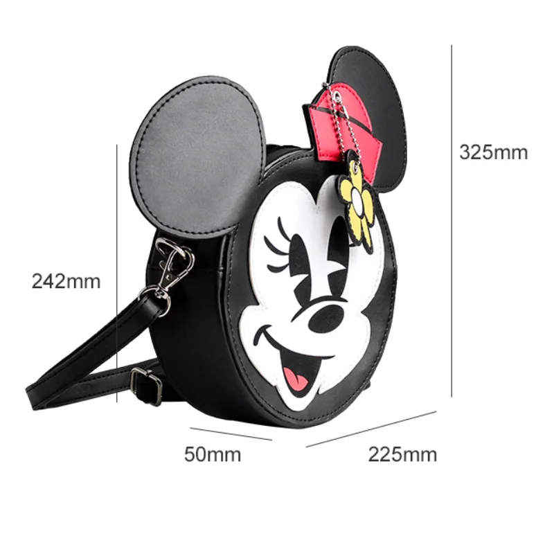 

Disney Mickey Cartoon Messenger Bag Cute Donald Duck Minnie Trendy Women Bag Fashion Shoulder Bag PU Cangurera Handbag Waist Bag