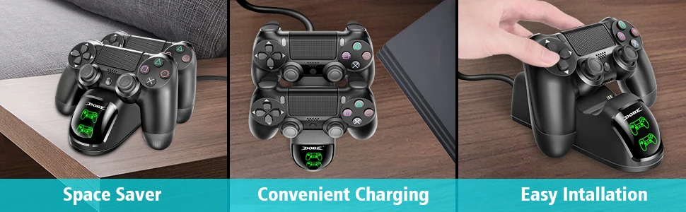 Зарядное устройство для контроллера PS4, док-станция для зарядки с USB, зарядная станция DualShock 4 для sony PS4/PS4 Slim/PS4 Pro