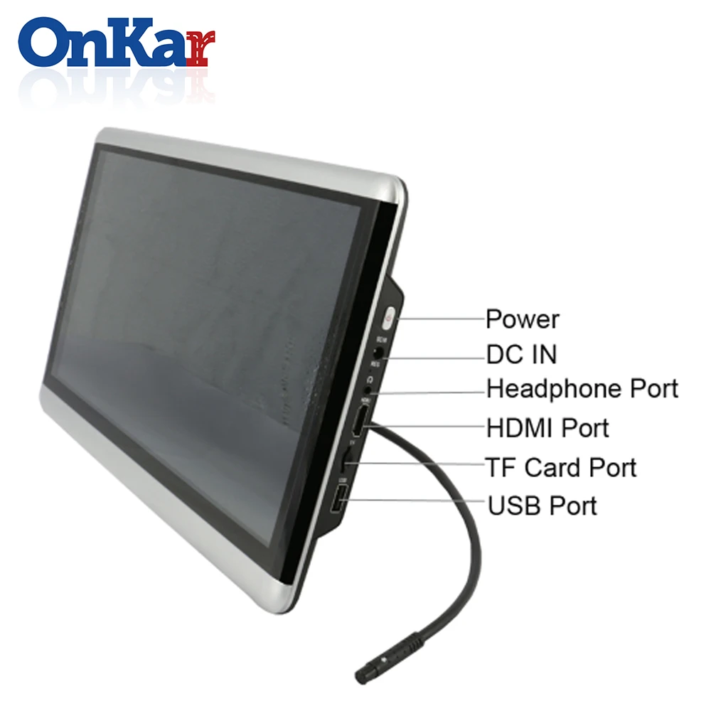 ONKAR 10,6 дюймов Android автомобильный подголовник монитор 1920*1200 HD 1080P wifi FM SD HDMI av вход/выход MP4 MP5 Поддержка Bluetooth наушники