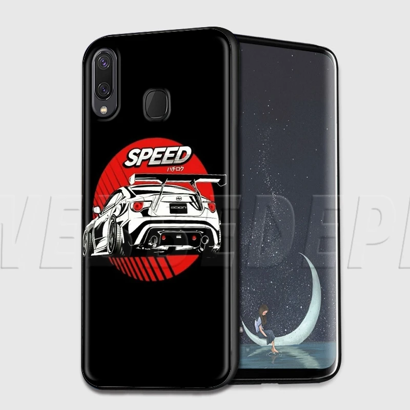 WEBBEDEPP INITIAL D AE86 TPU мягкий чехол для Samsung A2 Core A20e A70s J4 J7 Duo J6 J8 Plus Prime 2018 | Мобильные