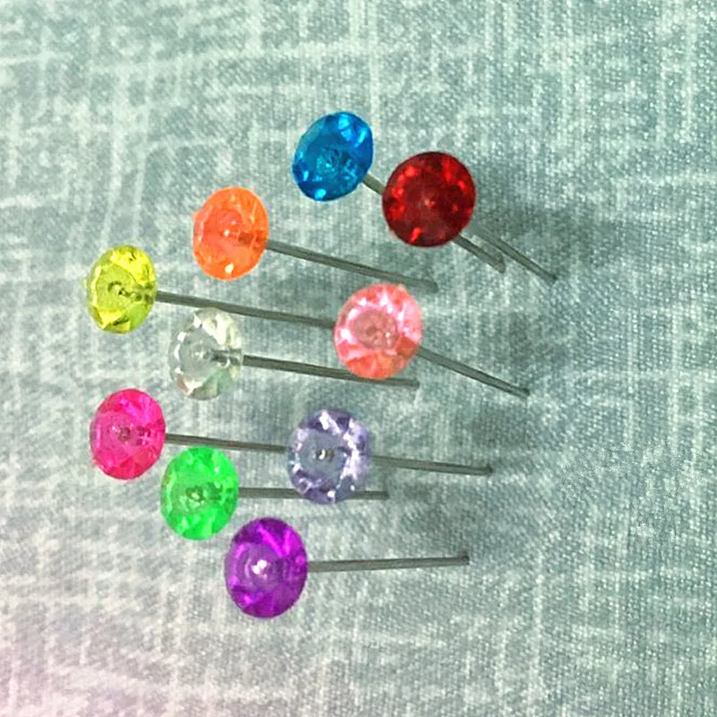 50 шт. блестящие алмазные булавки со стразами Свадебные бутоньерка для цветочного