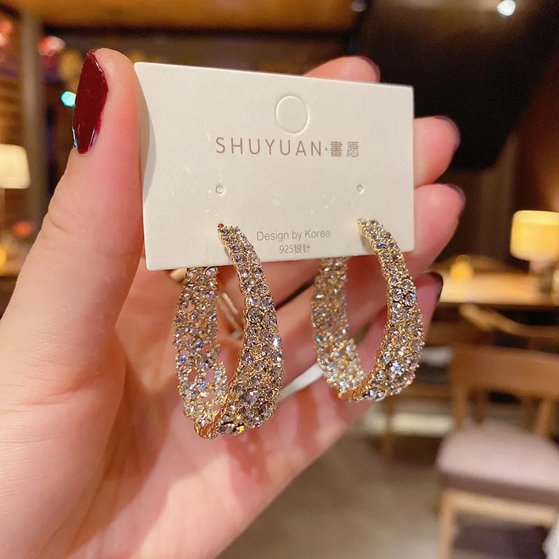 

New Style Show Face Small High-end Atmosphere Decoration Fashion Women Temperament Personality Exaggerated Ear Ring Women