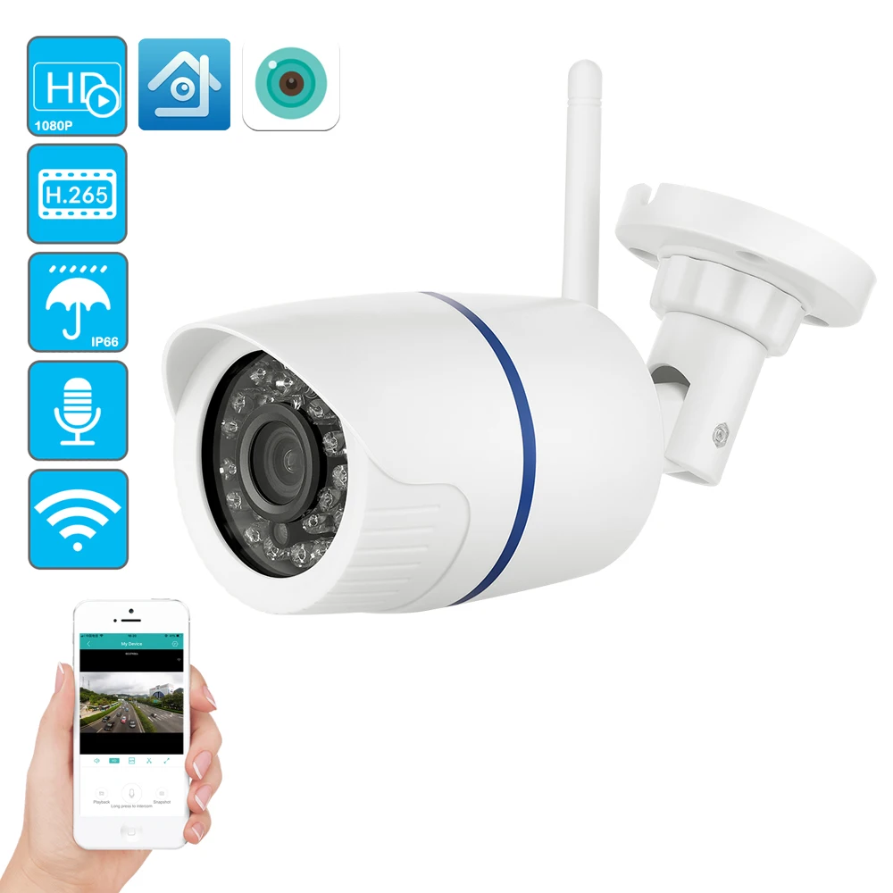 Беспроводная ip-камера USAFEQLO HD 1080P Wi-Fi P2P видеонаблюдения с Micro SD/TF слотом для карт iCsee