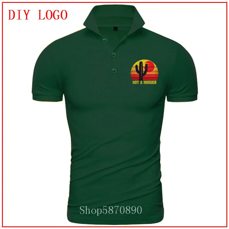 2020 винтажные рубашки поло не хуггеры забавная желтая футболка С КАКТУСОМ Ретро с