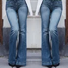 Джинсы женские с эффектом пуш-ап, штаны МОМ с завышенной талией, эластичные из денима, джинсы для женщин в стиле бойфренд, осень 2021 # T3G