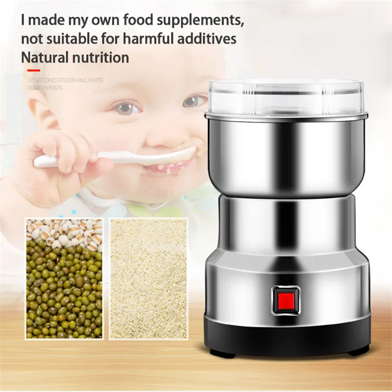 

Electric Coffee Dry Food Grinder Mill Grinding Machine gristmill home medicine flour powder crusher Grains Coffe Grinder