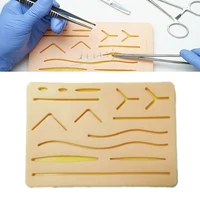 medical skin suture practice silicone pad wound simulated surgical training kit