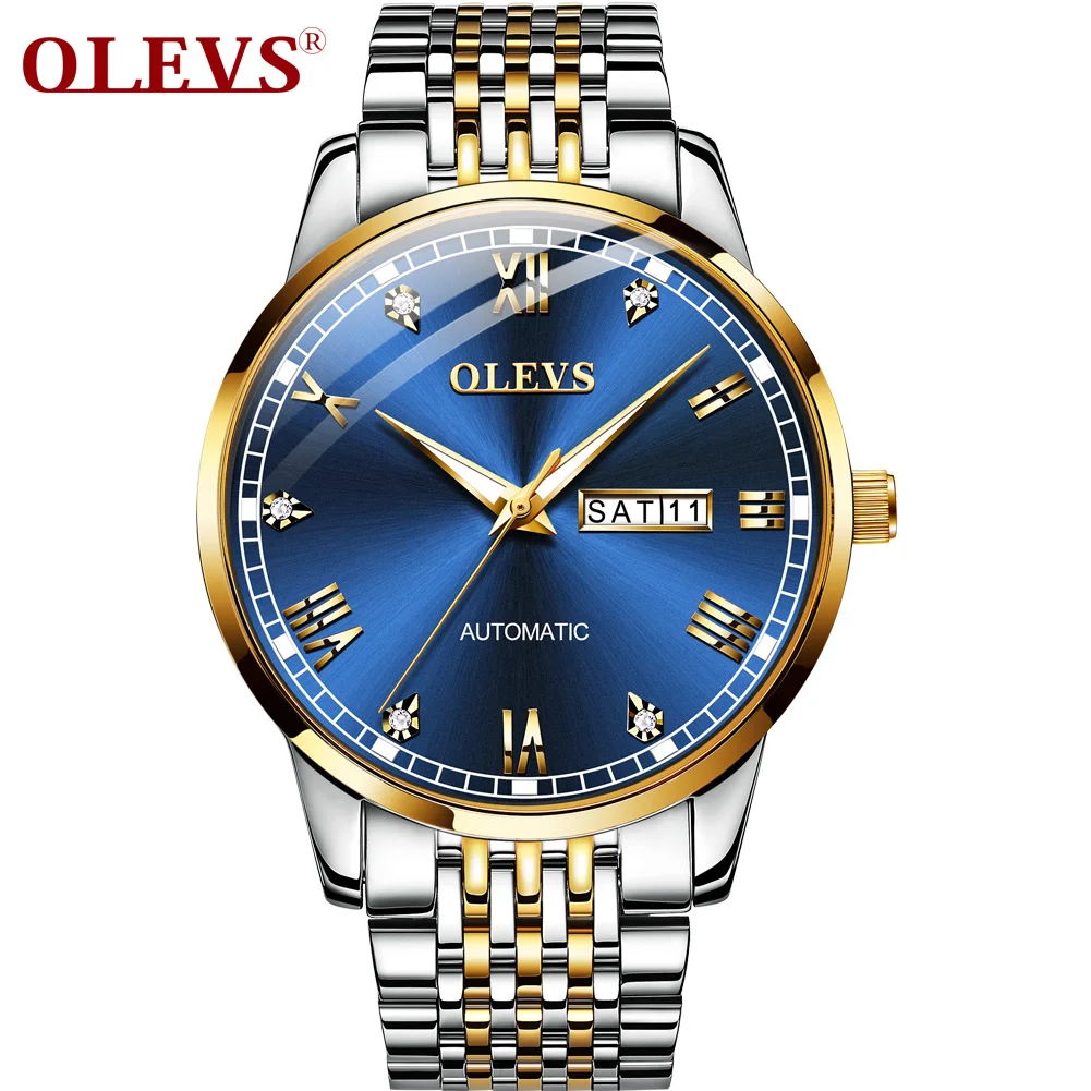 

OLEVS Watch Men Mechanical Watches for Mens Wrist Luxury Man Waterproof Replica Automatic Wristwatches Business Simplicity 2020